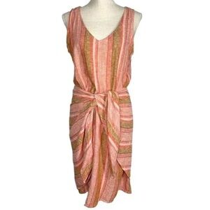 Drew Linen Tie Waist Dress